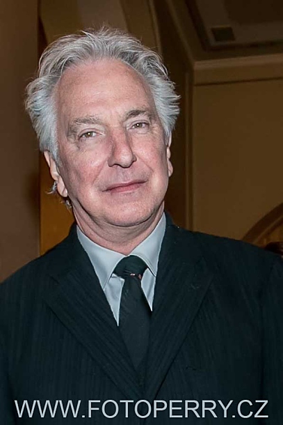 Fotograf Petr Perry Novotný Herec Alan Rickman 3/2015 Febio